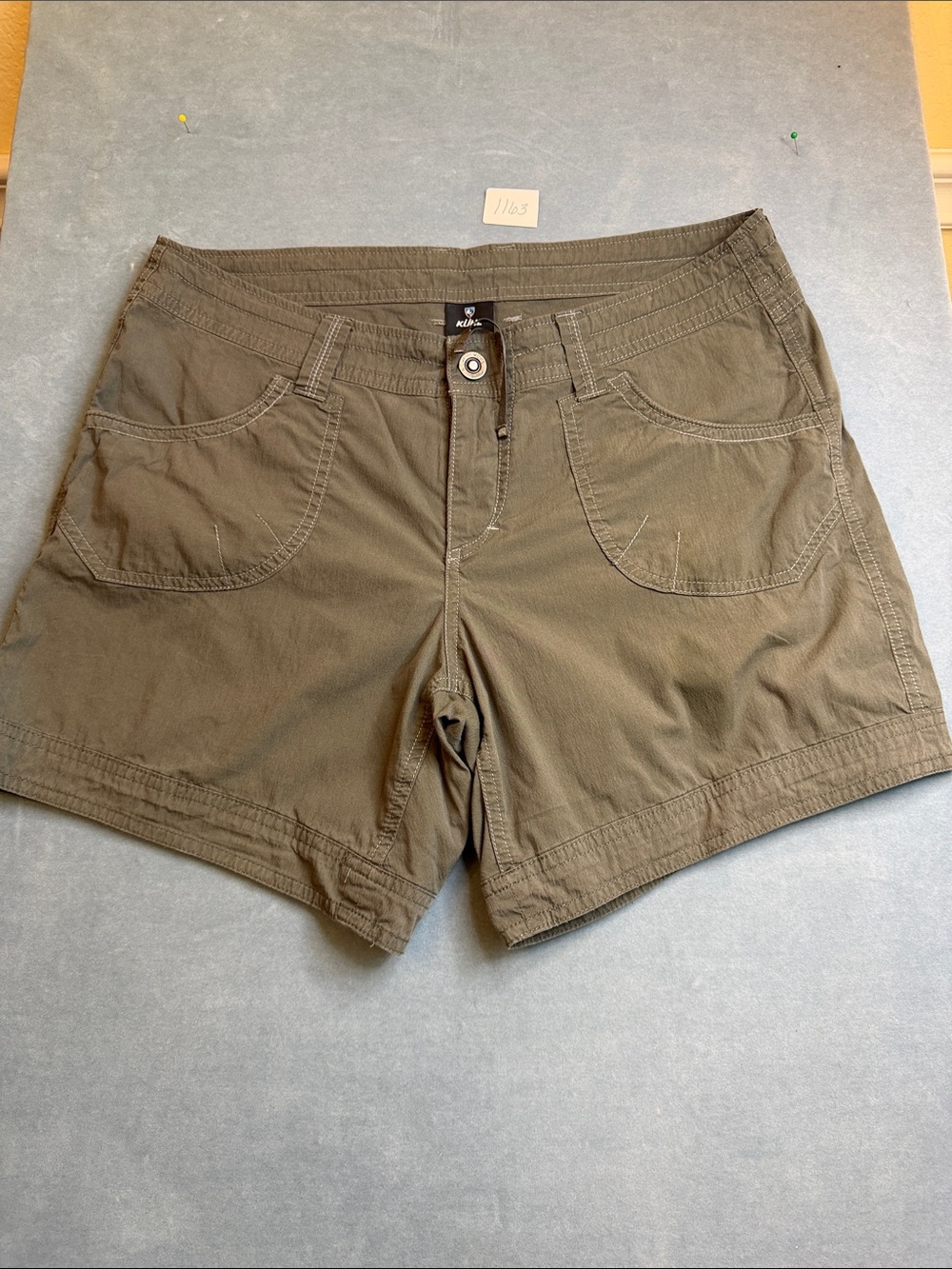 Kuhl Women's Olive Utility Shorts - Green